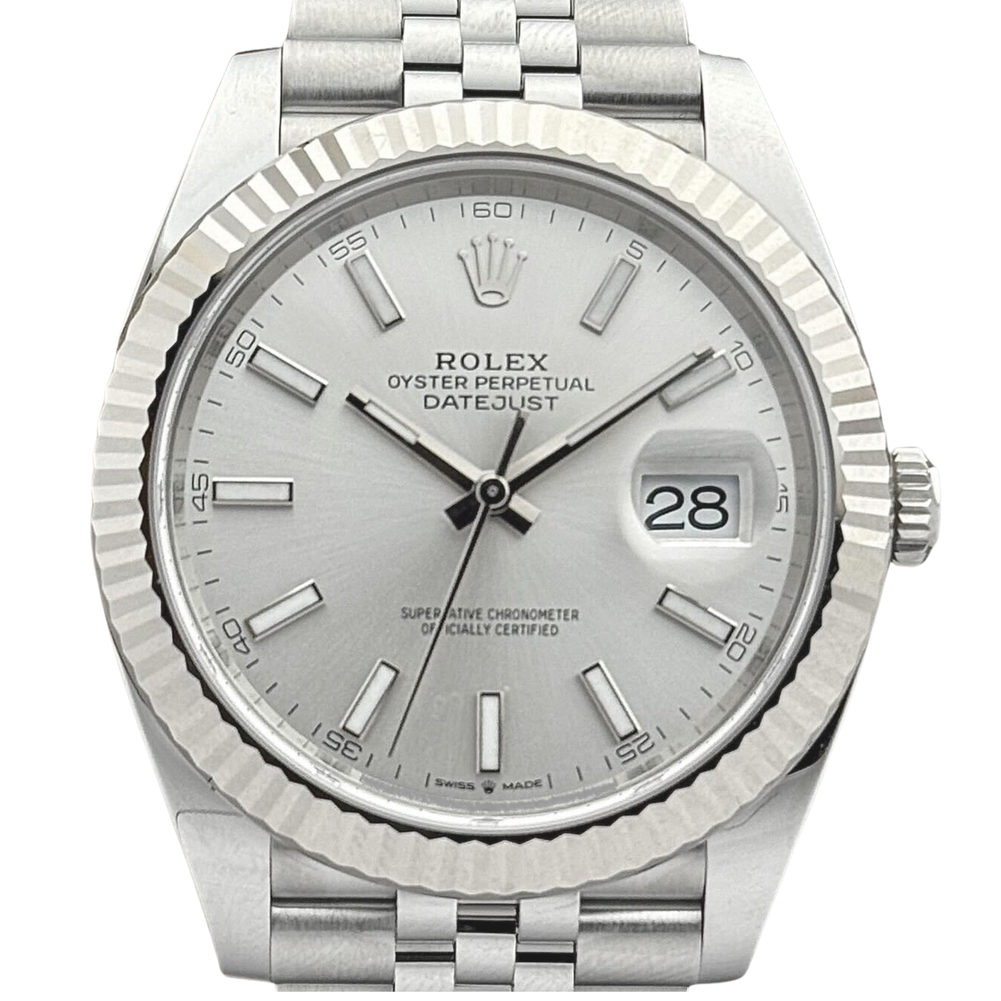 Rolex DateJust 41 Silver Dial