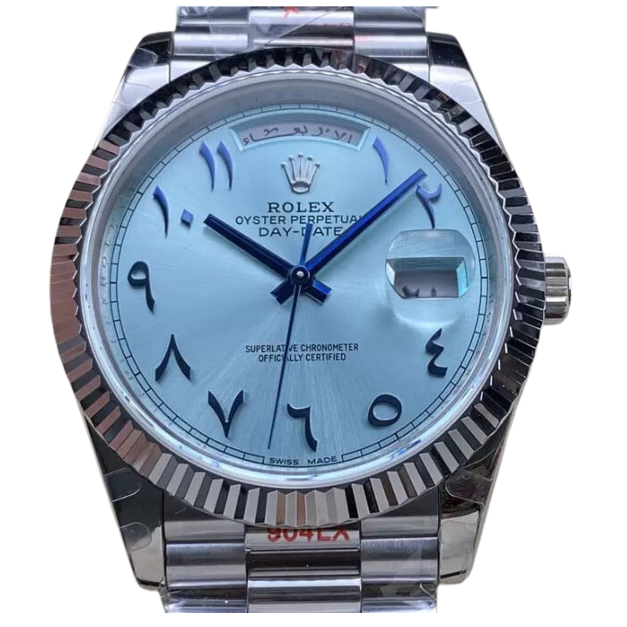 Rolex Day-Date Ice Blue Arabic Dial
